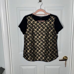 Ann Taylor leopard print dress t-shirt